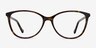Charlize Écailles AcétateMontures de lunettes de vue d'EyeBuyDirect, Vue de Face