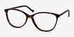 Charlize Tortoise AcetateEyeglass Frames from EyeBuyDirect, Angle View