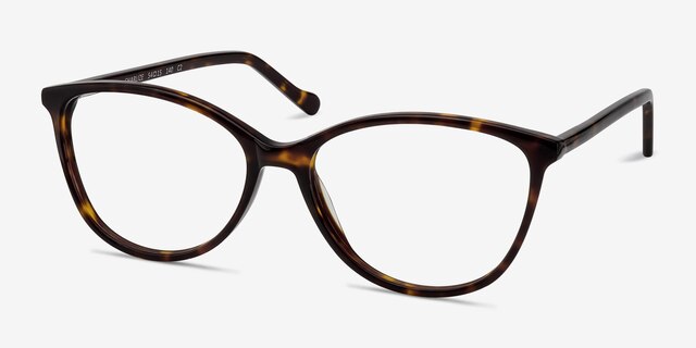 Charlize Écailles AcétateMontures de lunettes de vue d'EyeBuyDirect, Vue d'Angle