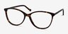 Charlize Écailles AcétateMontures de lunettes de vue d'EyeBuyDirect, Vue d'Angle