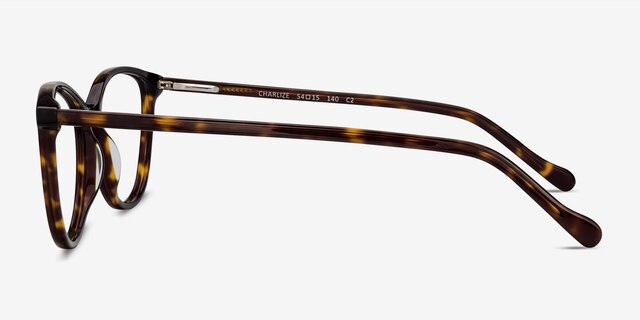 Charlize Écailles AcétateMontures de lunettes de vue d'EyeBuyDirect, Vue de Côté