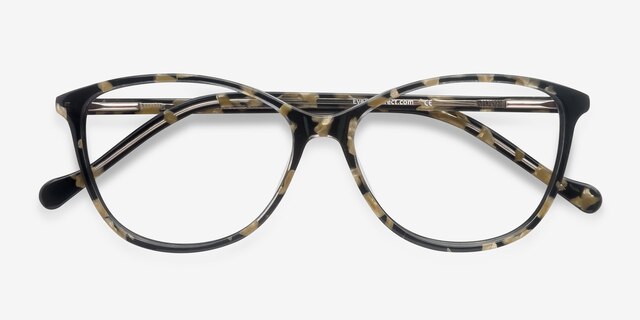 Charlize Floral AcetateEyeglass Frames from EyeBuyDirect, Closed View