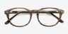 Little Things Brown Wood-textureEyeglass Frames from EyeBuyDirect, Closed View