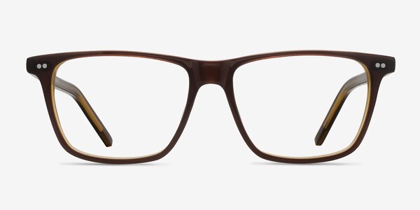 Default Brun Acétate Montures de lunettes de vue