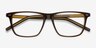 Default Brown AcetateEyeglass Frames from EyeBuyDirect, Closed View