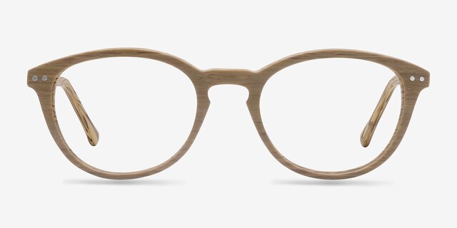 Runaway YellowEyeglass Frames from EyeBuyDirect, Front View