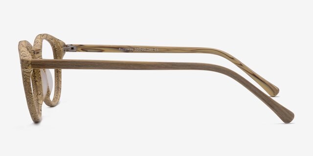Runaway YellowEyeglass Frames from EyeBuyDirect, Side View