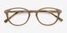 Runaway YellowEyeglass Frames from EyeBuyDirect, Closed View