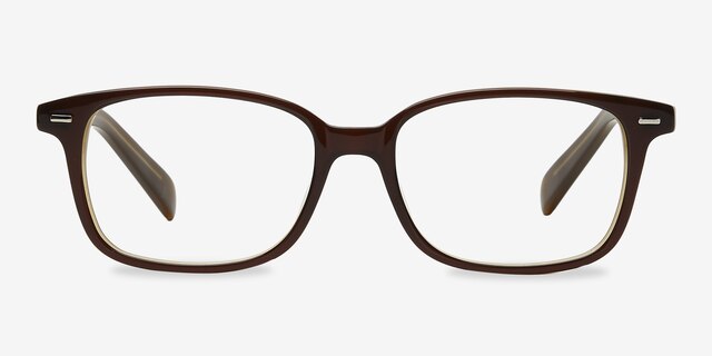 Sway Brown AcetateEyeglass Frames from EyeBuyDirect, Front View