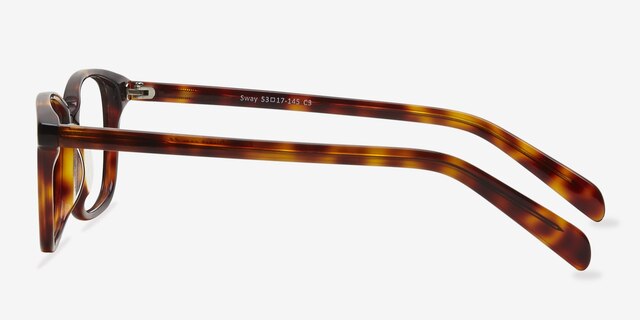 Sway Tortoise AcetateEyeglass Frames from EyeBuyDirect, Side View