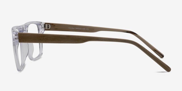 Insider Clear AcetateEyeglass Frames from EyeBuyDirect, Side View