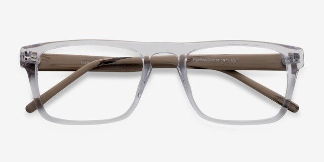 Insider Clear AcetateEyeglass Frames from EyeBuyDirect, Closed View