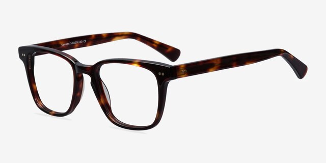 Samson Tortoise AcetateEyeglass Frames from EyeBuyDirect, Angle View