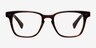 Samson Brun AcétateMontures de lunettes de vue d'EyeBuyDirect, Vue de Face