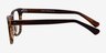 Samson Brun AcétateMontures de lunettes de vue d'EyeBuyDirect, Vue de Côté