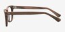 Samson Brown Striped AcétateMontures de lunettes de vue d'EyeBuyDirect, Vue de Côté
