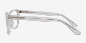 Pacific Transparent Acétate Montures de lunettes de vue d'EyeBuyDirect, Vue de Côté