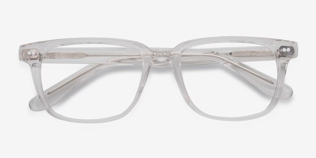 Pacific Clear AcetateEyeglass Frames from EyeBuyDirect, Closed View