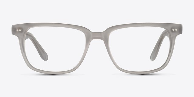 Pacific Clear Gray AcetateEyeglass Frames from EyeBuyDirect, Front View