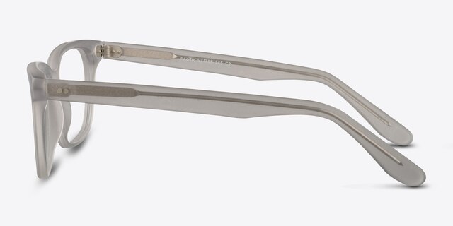 Pacific Clear Gray AcetateEyeglass Frames from EyeBuyDirect, Side View