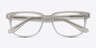 Pacific Clear Gray AcetateEyeglass Frames from EyeBuyDirect, Closed View