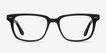 Pacific Black AcetateEyeglass Frames from EyeBuyDirect, Front View