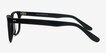 Pacific Black AcetateEyeglass Frames from EyeBuyDirect, Side View