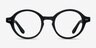 Aprem Matte Black AcetateEyeglass Frames from EyeBuyDirect, Front View