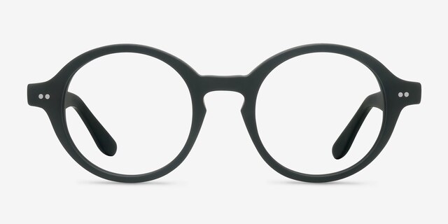 Aprem Matte Green AcetateEyeglass Frames from EyeBuyDirect, Front View