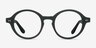 Aprem Matte Green AcetateEyeglass Frames from EyeBuyDirect, Front View
