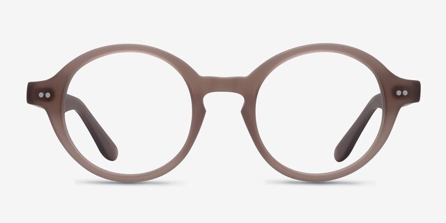 Aprem Matte Brown AcetateEyeglass Frames from EyeBuyDirect, Front View