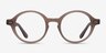 Aprem Matte Brown AcetateEyeglass Frames from EyeBuyDirect, Front View