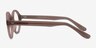 Aprem Matte Brown AcetateEyeglass Frames from EyeBuyDirect, Side View