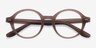 Aprem Matte Brown AcetateEyeglass Frames from EyeBuyDirect, Closed View