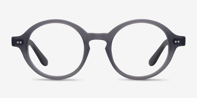 Aprem Matte Gray AcetateEyeglass Frames from EyeBuyDirect, Front View