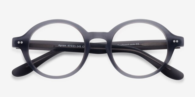 Aprem Matte Gray AcetateEyeglass Frames from EyeBuyDirect, Closed View