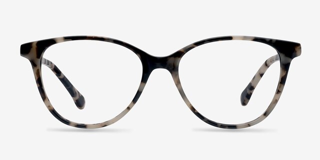 Vera Écaille ivoire AcétateMontures de lunettes de vue d'EyeBuyDirect, Vue de Face