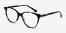 Vera Écaille ivoire AcétateMontures de lunettes de vue d'EyeBuyDirect, Vue d'Angle