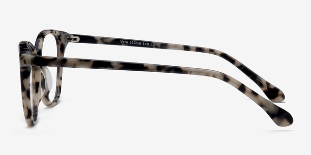 Vera Écaille ivoire AcétateMontures de lunettes de vue d'EyeBuyDirect, Vue de Côté