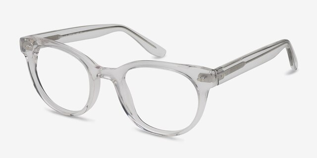 Daybreak Clear AcetateEyeglass Frames from EyeBuyDirect, Angle View