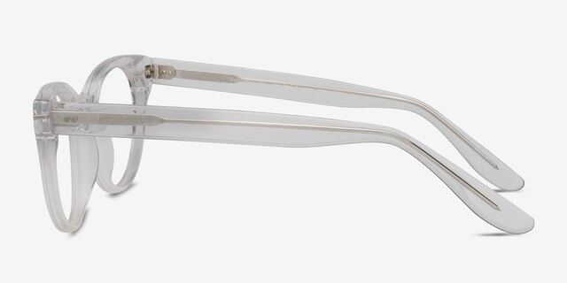 Daybreak Clear AcetateEyeglass Frames from EyeBuyDirect, Side View