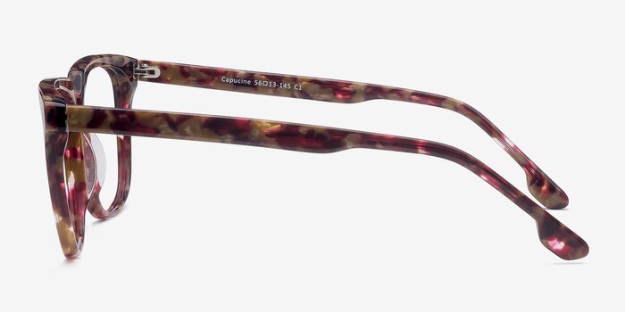 Capucine Red Floral Acetate Eyeglass Frames from EyeBuyDirect