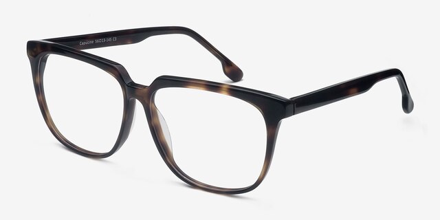 Capucine Tortoise AcetateEyeglass Frames from EyeBuyDirect, Angle View