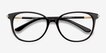 Jasmine Black AcetateEyeglass Frames from EyeBuyDirect, Closed View
