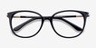 Jasmine Navy AcetateEyeglass Frames from EyeBuyDirect, Closed View