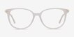 Jasmine White AcetateEyeglass Frames from EyeBuyDirect, Front View