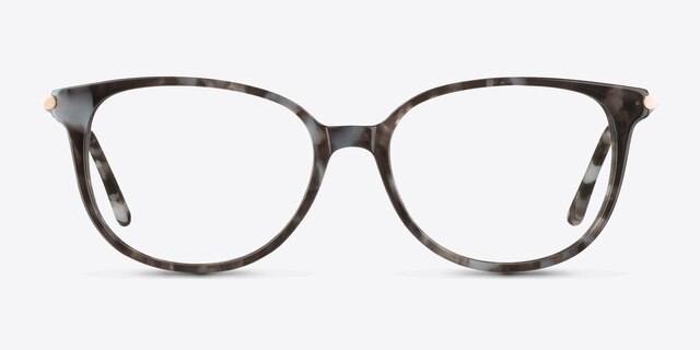 Jasmine Blue Floral AcetateEyeglass Frames from EyeBuyDirect, Front View