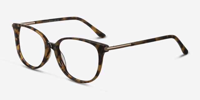 Jasmine Tortoise AcetateEyeglass Frames from EyeBuyDirect, Angle View