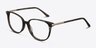 Jasmine Gray Floral AcetateEyeglass Frames from EyeBuyDirect, Angle View