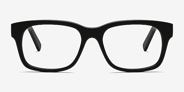 Lynch Matte Black Acétate Montures de lunettes de vue
